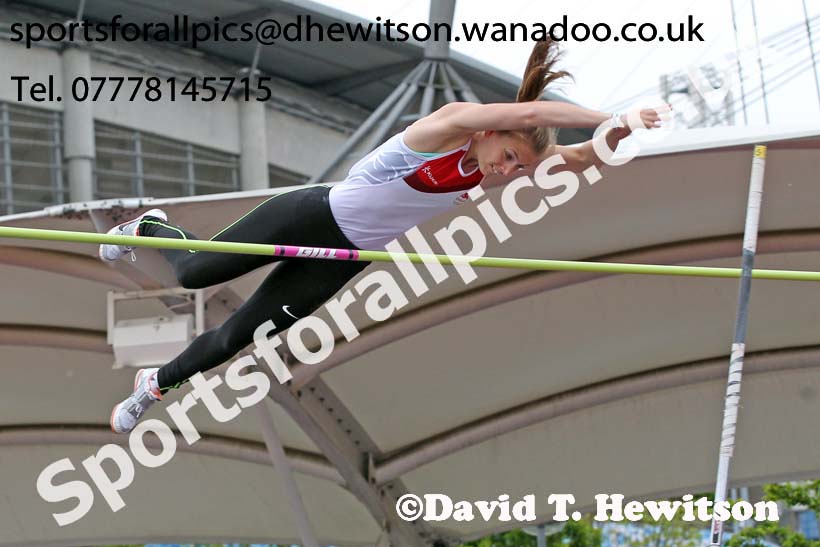 Womens  senior pole vault, Northern Senior and Under-20s Track and Field Champs., Manchester. Photo: David T. Hewitson/Sports for All Pics